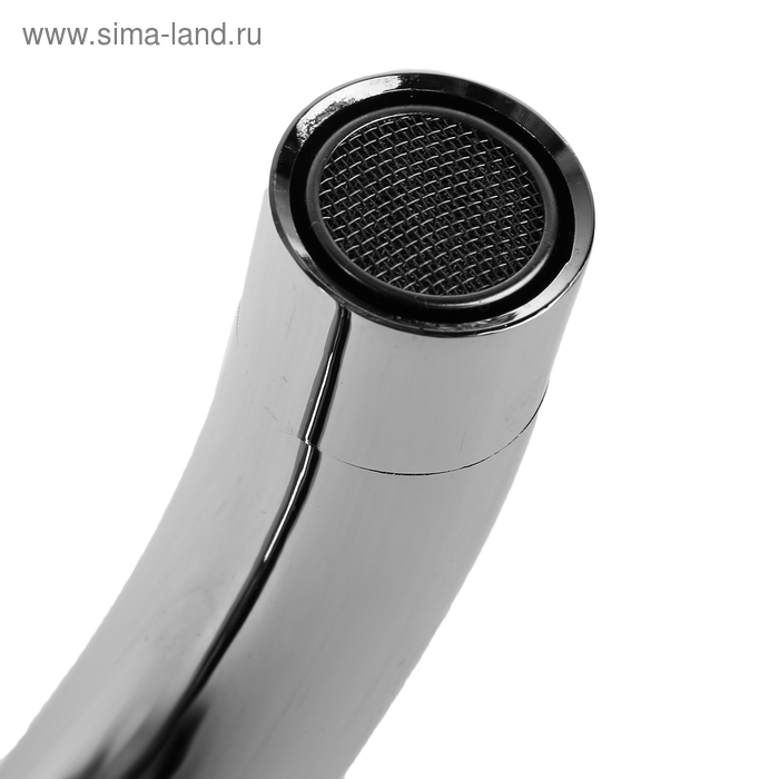 Cмеситель для кухни Accoona A4554, однорычажный, высокий, с гайкой, латунь, хром Cмеситель для кухни Accoona A4554, однорычажный, высокий, с гайкой, латунь, хром