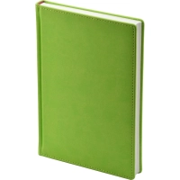 Ежедневник недатированный А5+, 136л, VELVET салатовый  3-115/08