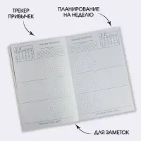 Планер-ежедневник А5, 80 л &laquo;Черный&raquo;