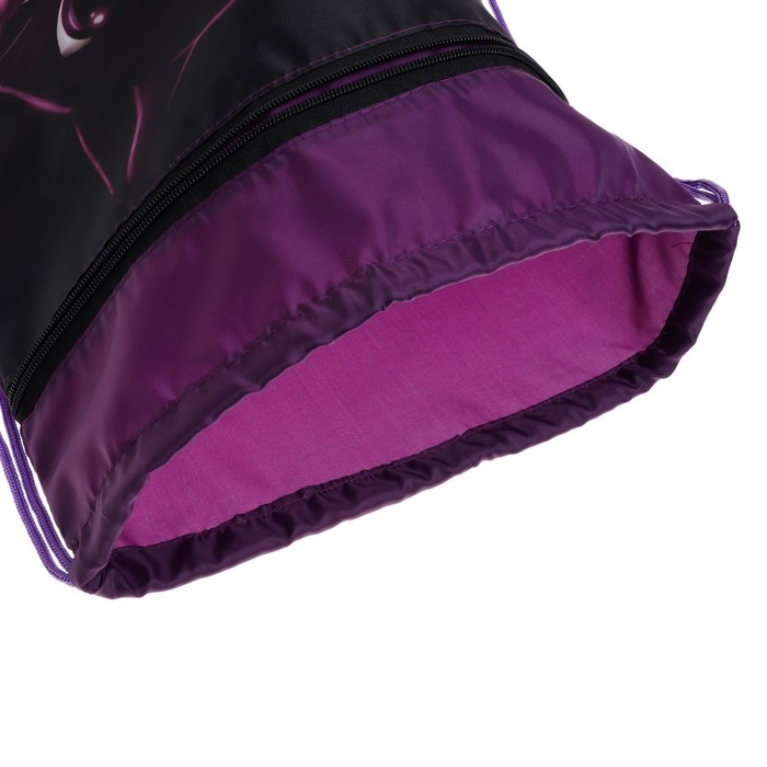 Мешок для обуви с карманом 420 х 340 мм, Calligrata МСО-7С, (мягкий полиэстер, плотность 210D),  Мешок для обуви с карманом 420 х 340 мм, Calligrata МСО-7С, (мягкий полиэстер, плотность 210D), "Котик"