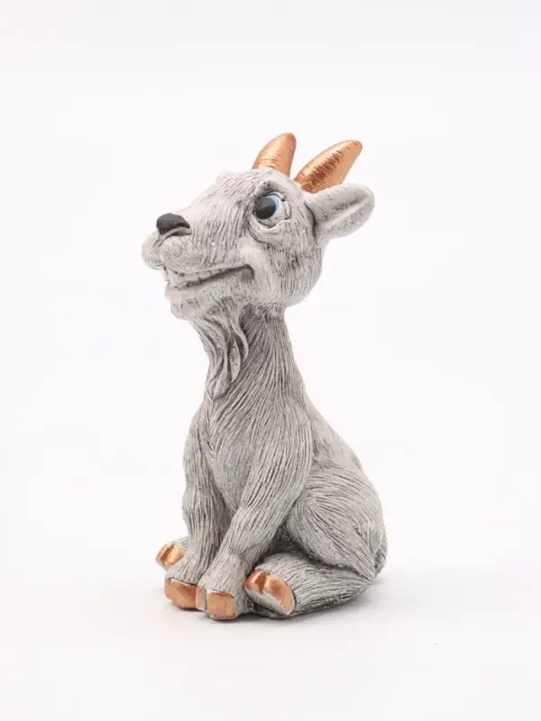 Фигурка декоративная &laquo;Козел Буян&raquo;, неокрашенный, 8&times;3&times;4 см, серая