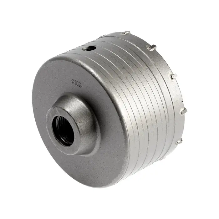 Коронка буровая ТУНДРА, высота 60 мм, М22×100 мм Коронка буровая ТУНДРА, высота 60 мм, М22×100 мм