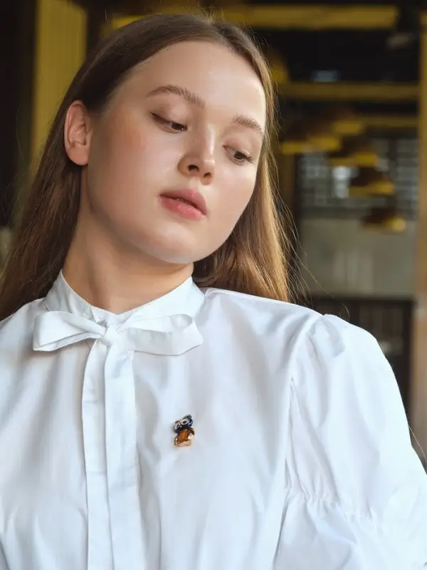 Брошь &laquo;Сова&raquo; мультяшная, цветная в золоте