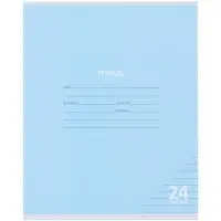 Тетрадь 24л лин КПК "Пастель", обл мел карт, блок ОФСЕТ, 5В МИКС