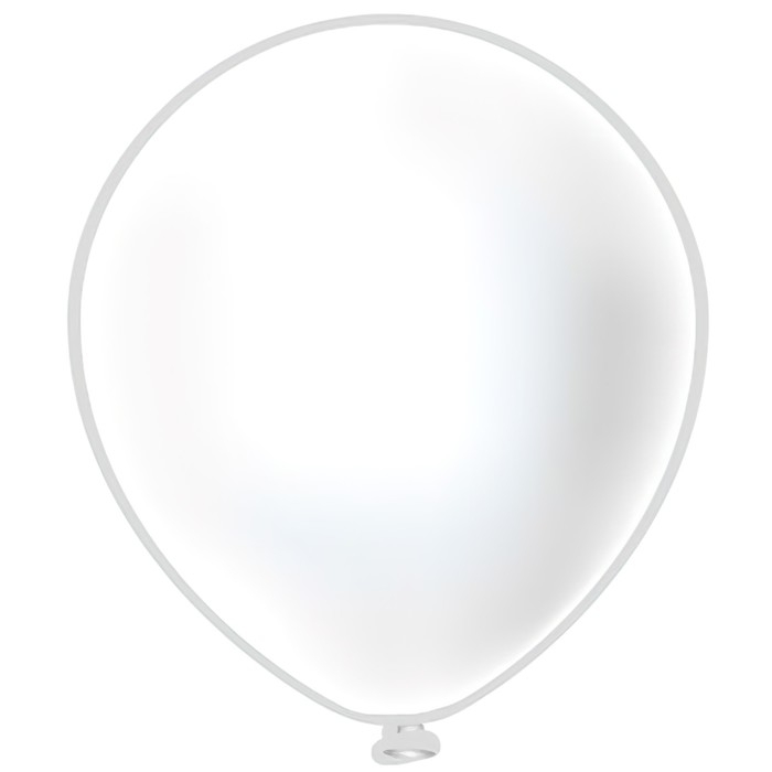 Шар латексный 24 Шар латексный 24" Пастель белый, набор 10 шт.
