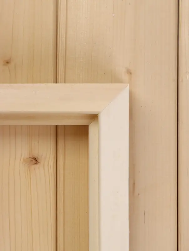 Окно деревянное для бани и сауны, 40&times;50 см, двойное стекло, тонированное