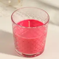 Ароматическая свеча в стакане &laquo;Гуава и клубника&raquo;, 8&times;8.5 см, 30 ч