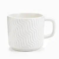Кружка чайная керамическая &laquo;Волны&raquo;, 260 мл, ручная работа