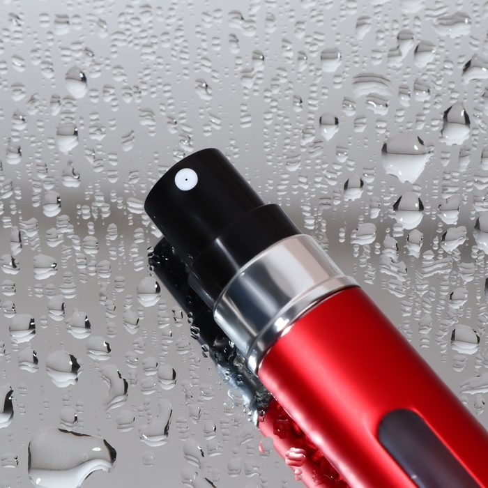 Атомайзер для парфюма, с распылителем, 10 мл, цвет красный Атомайзер для парфюма, с распылителем, 10 мл, цвет красный