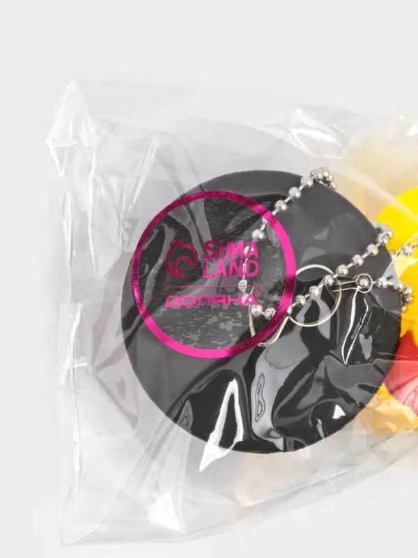 Пробка для ванны с игрушкой Доляна &laquo;Утёнок&raquo;, (диаметр верха 5.1 см, низа 4.6 см), цепочка 40 см