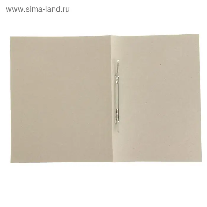 Скоросшиватель картонный, плотность 370 г/м², на 200 листов, евро Скоросшиватель картонный, плотность 370 г/м², на 200 листов, евро