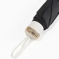 Зонт механический &laquo;Пионы&raquo;, эпонж, 4 сложения, 8 спиц, R=48/55 см, d=96 см, МИКС