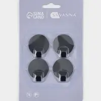 Перчатки хозяйственные плотные Доляна, размер L, резиновые, чёрные
