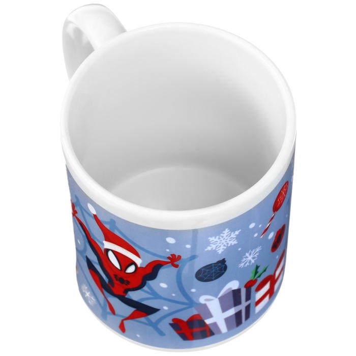 Новый год. Кружка керамическая Новый год. Кружка керамическая "Новый год!", 350 мл, Человек паук