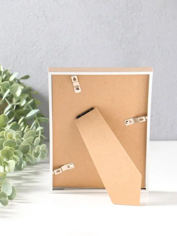 Фоторамка пластик 13х18 см "Современная классика" беж и белый 19х13,8х1,5 см