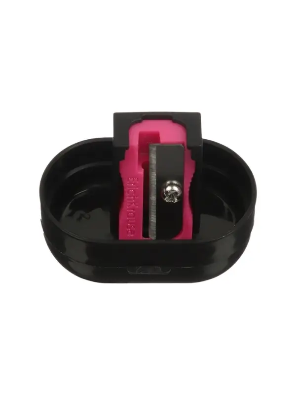 Точилка ErichKrause Case Accent, 1 отверстие, с контейнером, МИКС