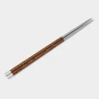 Палочки для суши из нержавеющей стали Magistro, d=0.8 см, 25 см, набор 2 пары, 304 сталь, серебристые