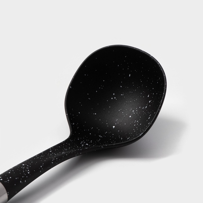 Половник Доляна «Синара», 33 см, цвет серебряный Половник Доляна «Синара», 33 см, цвет серебряный