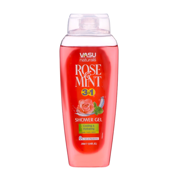 Гель для душа Vasu Гель для душа Vasu "Роза и Мята", 250 мл