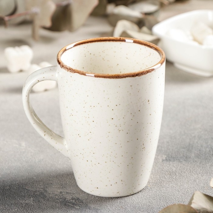 Кружка Beige, 250 мл, фарфор, цвет бежевый Кружка Beige, 250 мл, фарфор, цвет бежевый