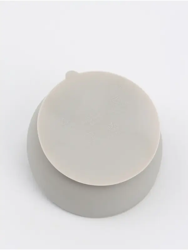 Набор детской посуды для кормления силиконовый с прорезывателем, 5 предм., M&B