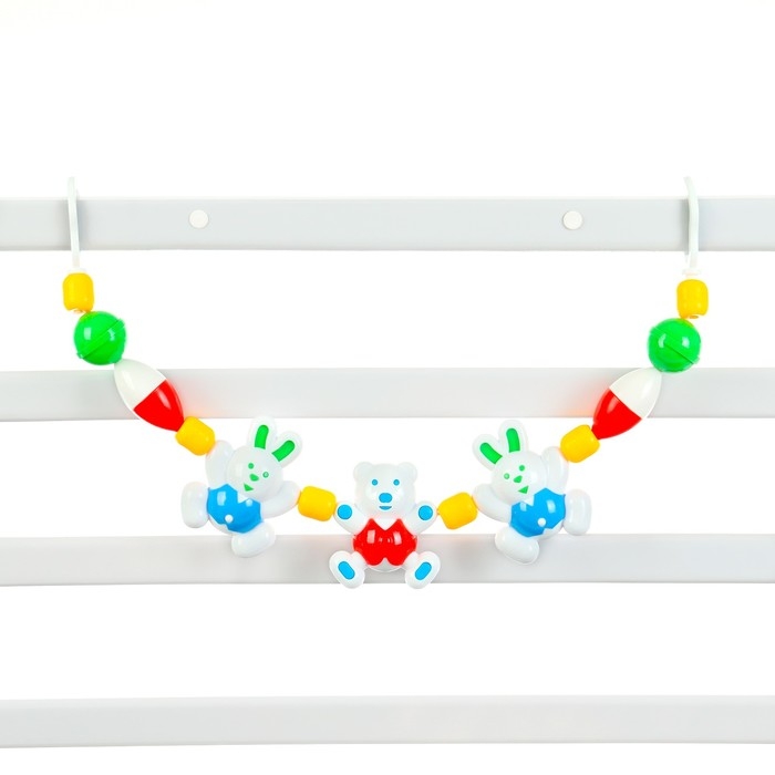 Растяжка на коляску/кроватку «Веселые друзья», цвет МИКС, р-р 44-72, Аэлита Растяжка на коляску/кроватку «Веселые друзья», цвет МИКС, р-р 44-72, Аэлита