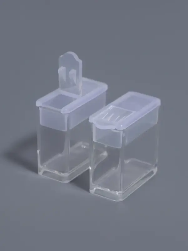 Органайзер для хранения мелочей, 24 баночки, 13&times;10&times;3.5 см, прозрачный