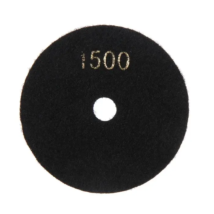 Алмазный гибкий шлифовальный круг ТУНДРА &laquo;Черепашка&raquo;, для сухой шлифовки, 100 мм, № 1500