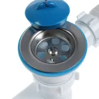 Сифон для ванны ZEIN, 1 1/2&rsquo;&rsquo;, с гофротрубой 40*50мм, литой выпуск, с пробкой