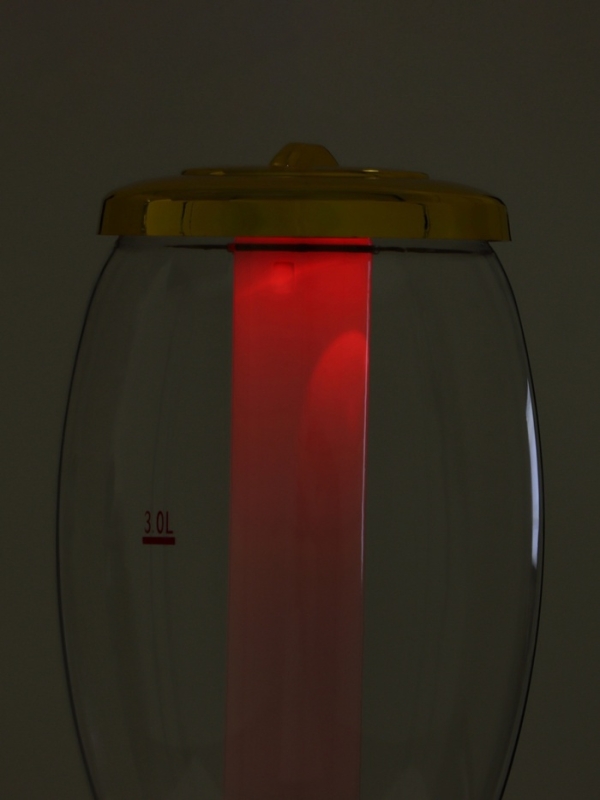 Башня пивная MonlinGold, 3 л, ёмкость для льда, подсветка, пластик, залотистый Башня пивная MonlinGold, 3 л, ёмкость для льда, подсветка, пластик, залотистый