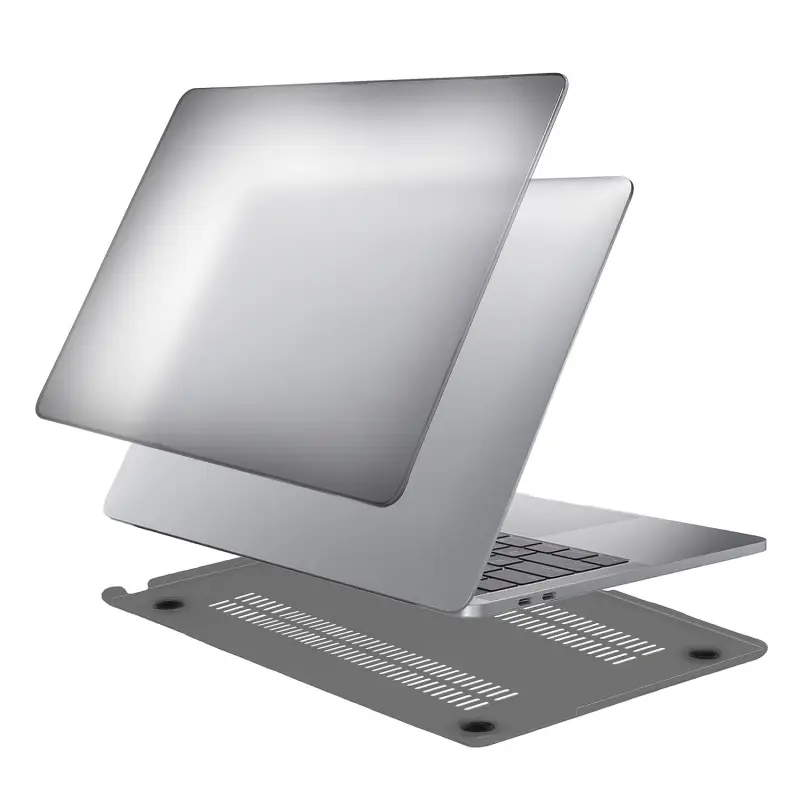 Чехол для MacBook Air 13 (2025/2024/2022) кристалл черный (A2681 M2/A3113 M3/A3240 M4)