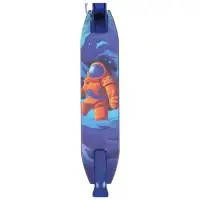 Самокат городской GRAFFITI Comfort 120, складной, колёса PU 120 мм, ABEC 7 Carbon, синий