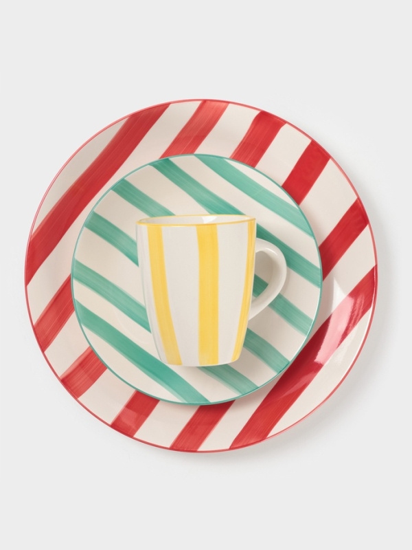 Кружка Доляна "Райе" 360мл, 13х9.10,5, цвет красный