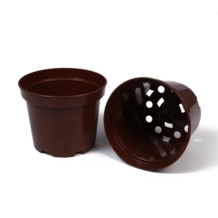 Горшок для рассады, 3 л, d = 19 см, h = 15 см, коричневый, Greengo Горшок для рассады, 3 л, d = 19 см, h = 15 см, коричневый, Greengo