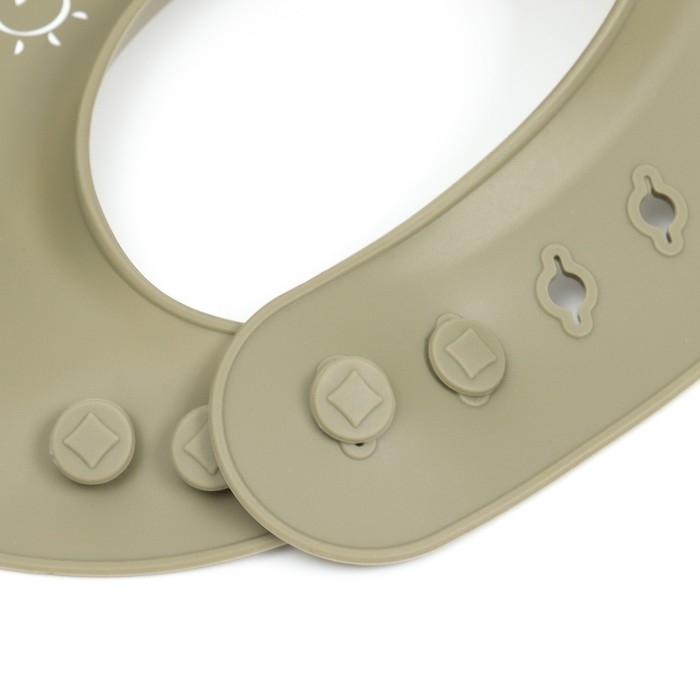 Нагрудник для кормления детский, силиконовый, Mum&baby, 23х4х29, зеленый Нагрудник для кормления детский, силиконовый, Mum&baby, 23х4х29, зеленый