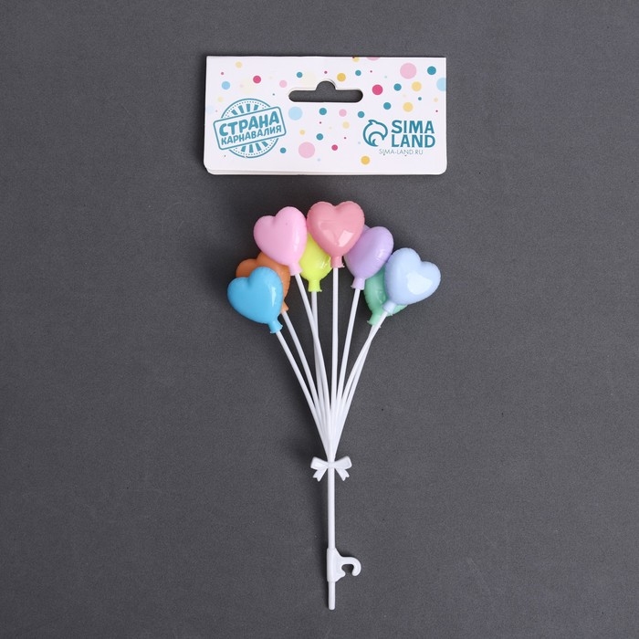 Топпер &laquo;Воздушные шары-сердца&raquo;