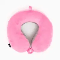 Подушка для путешествий бархатная формовая "Самолет", розовая Подушка для путешествий бархатная формовая "Самолет", розовая