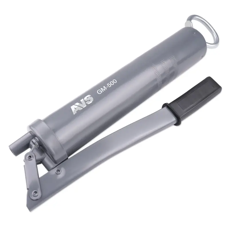 Шприц рычажно-плунжерный 500 мл (гибкий шланг, трубка) под тубу AVS GM-500