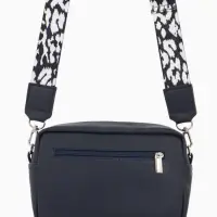 Сумка женская кросс-боди TEXTURA на молнии, 21&times;7&times;13 см, синяя