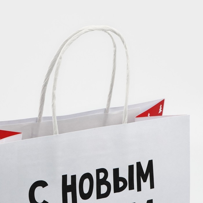Пакет подарочный новогодний «С Новым годом, пупсик», 22 х 22 х 11 см , Новый год