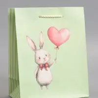 Пакет подарочный "Милый ушки" ламинированный 18 х 22,3 х 10 см