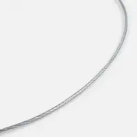 Спицы круговые, для вязания, с металлическим тросом, d=4 мм, 14/100 см