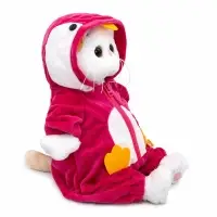 Мягкая игрушка "Кошечка Ли-Ли в кигуруми "Пингвин", 24 см LK24-178