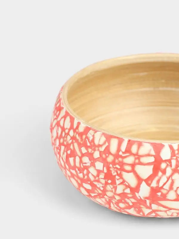 Ваза для фруктов, 15&times;15&times;6 см, бамбук