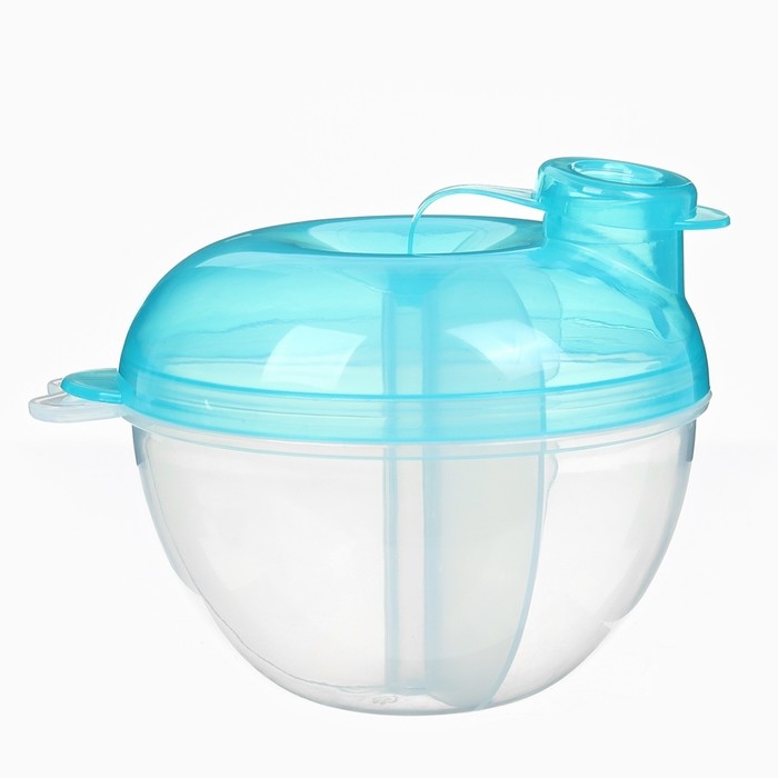 Контейнер для детского питания, 3 секции, ВИД 3, 180мл., цвет голубой Контейнер для детского питания, 3 секции, ВИД 3, 180мл., цвет голубой