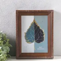 Фоторамка пластик 13х18 см "Прованс" тёмно-коричневый 21,7х16,8х3 см