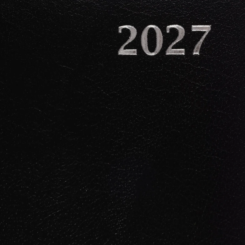 Ежедневник датированный 2027 Attache А5 168л 138x213мм балакрон черн