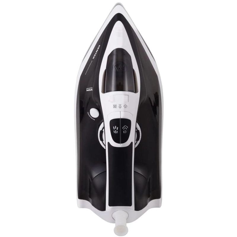 Утюг Centek CT-2317 (черный) 2800 Вт, керам. подошва, паровой удар