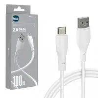 Кабель X5 USB на Type-C 1m 2A ISA белый