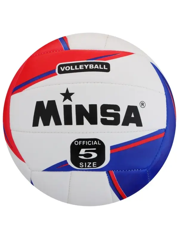 Волейбольный мяч MINSA, машинная сшивка, 18 панелей, р. 5, TPU